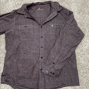 Men’s Carhartt thick button up shirt